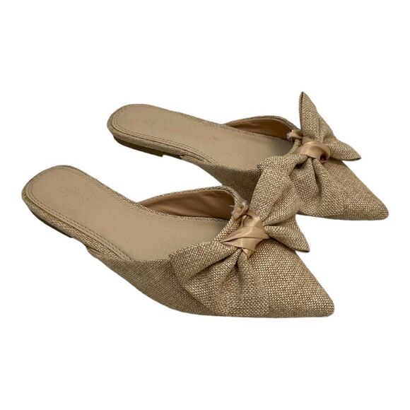 asos design Shoes - Asos Design  Women’s Beige Tan Slip On ,Toe Flat .Shoes size 7.